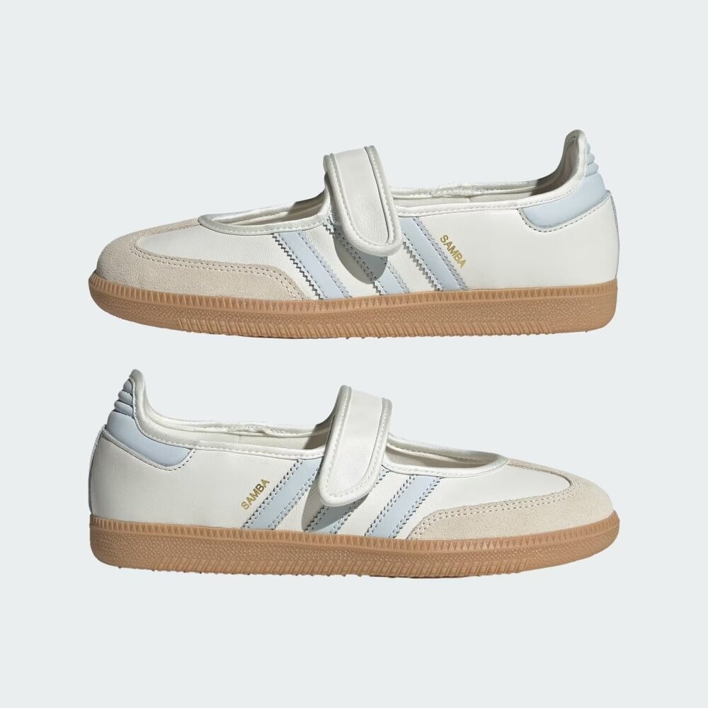 Adidas Women's Samba Jane Shoes Cloud White/Halo Blue Size 9/9.5 New with tags